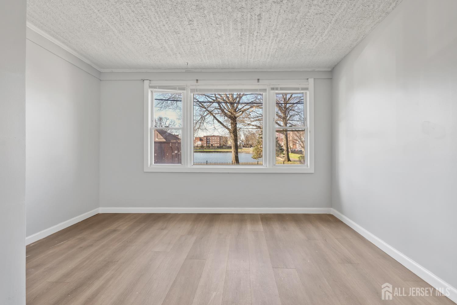 83 May Street Irvington, NJ 07111 - Photo 13 of 27 an empty room with wooden floor and windows