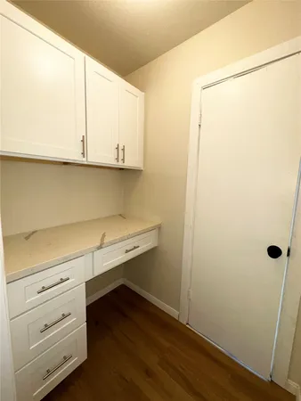 a room with storage and utility