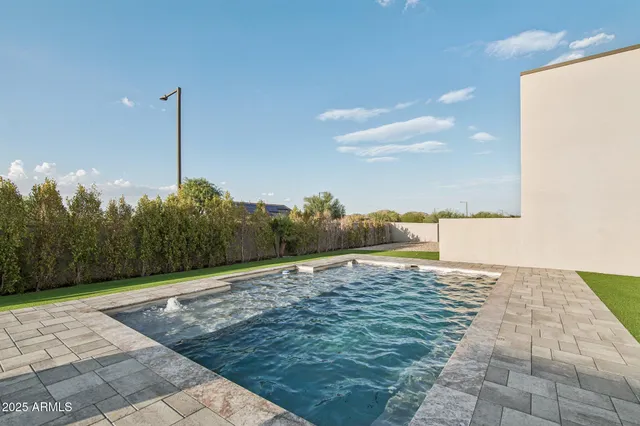 a backyard of a house