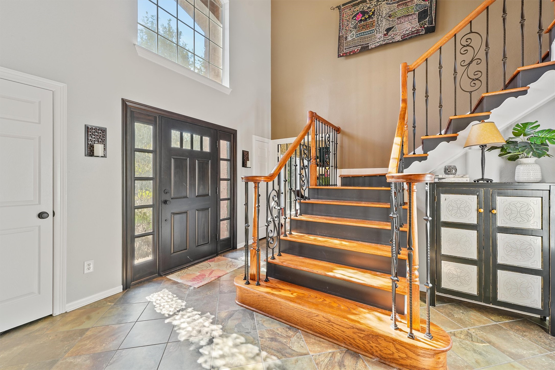 3006 Rothbury Drive Pearland, TX 77584 - Photo 3 of 28 a view of an entryway with staircase