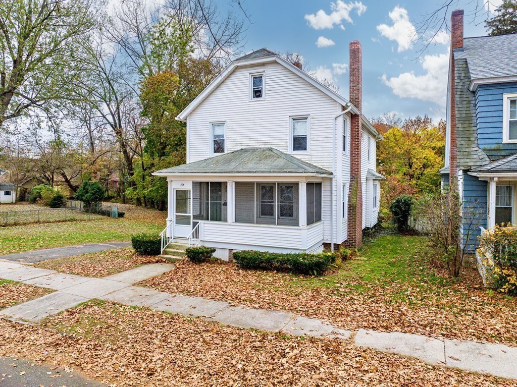 104 Eleanor Road Springfield, MA 01108 - Photo 25 of 33 a front view of a house with a yard
