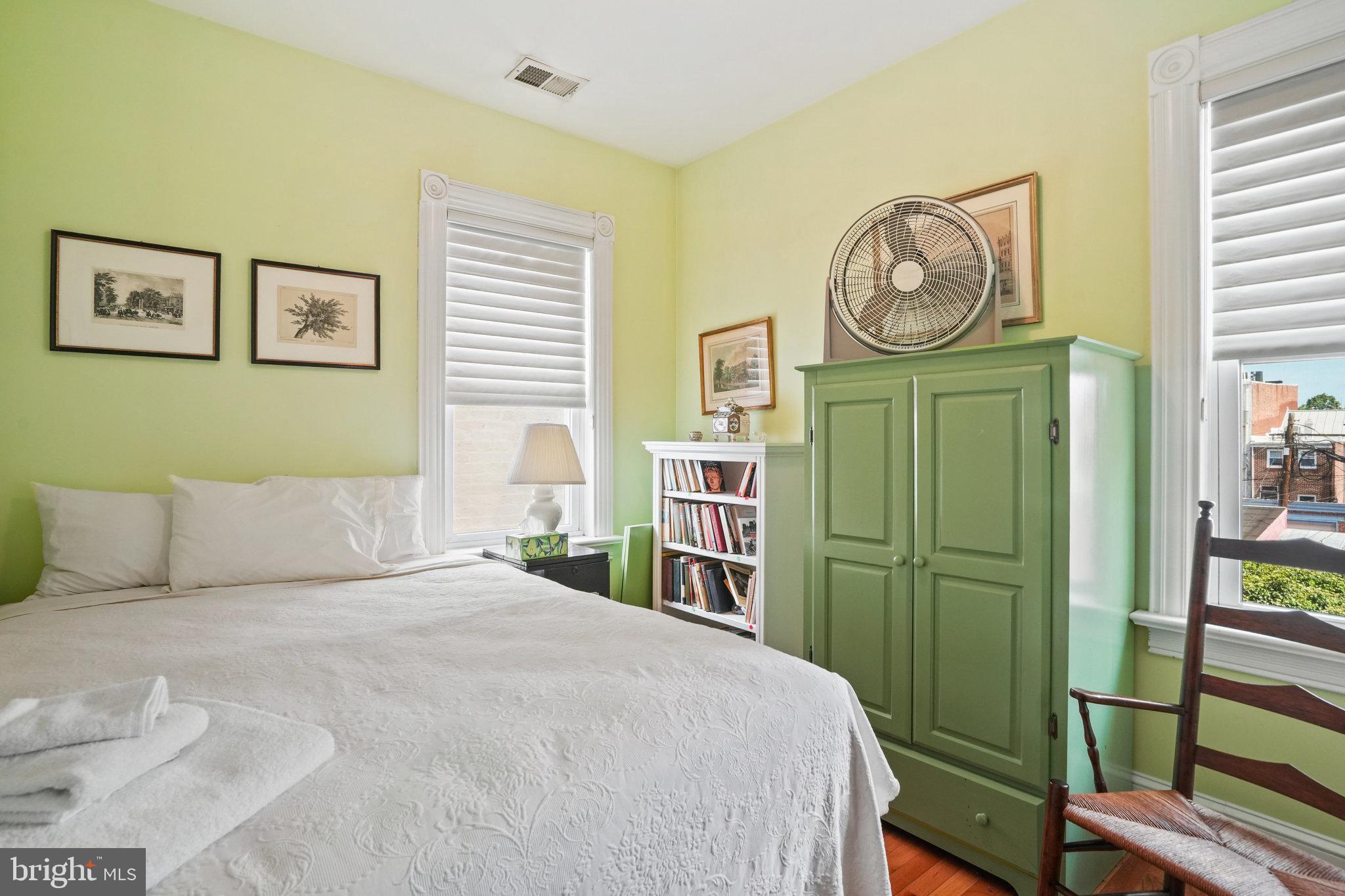 628 A Street Northeast Washington, DC 20002 - Photo 19 of 29 a bedroom with a bed and a closet