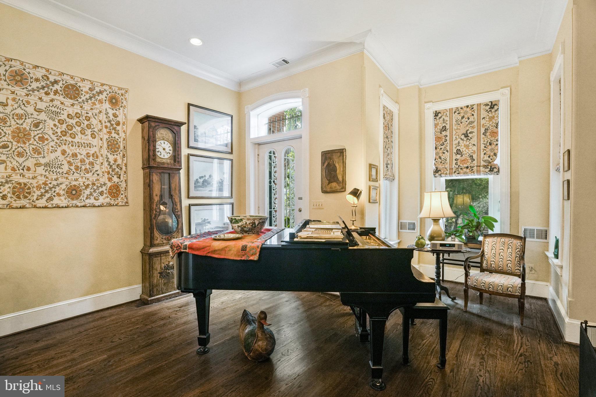628 A Street Northeast Washington, DC 20002 - Photo 3 of 29 a view of a dining room with furniture and wooden floor