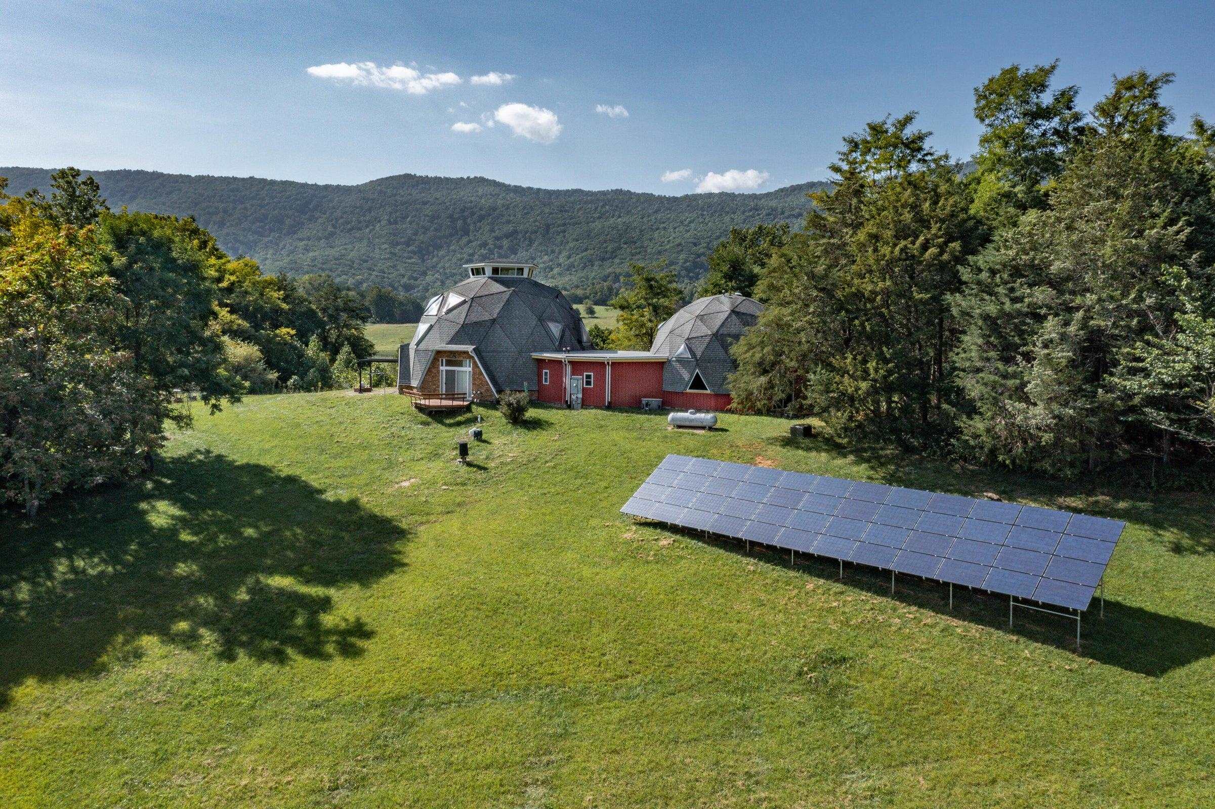 4745 Plank Road Natural Bridge, VA 24578 - Photo 7 of 75 4745 Plank Rd features solar panels, which reduce the cost of electric power use.