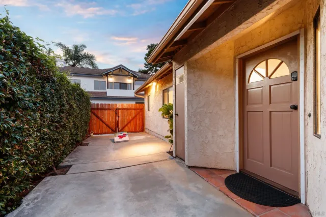 a view of outdoor space and deck