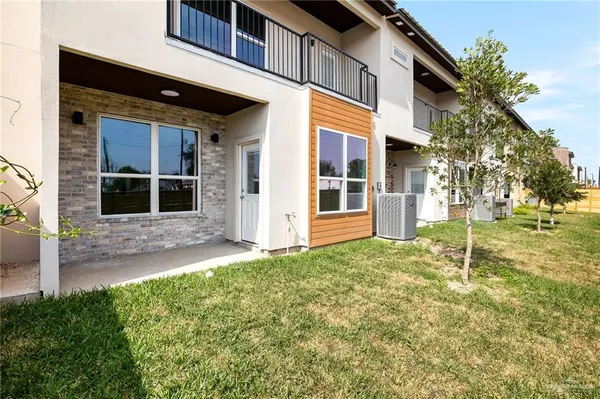 a view of city from a balcony