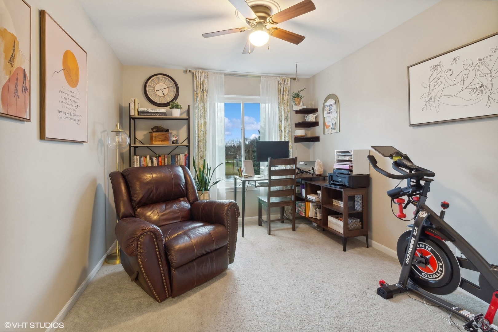 1004 Vineyard Lane Aurora, IL 60502 - Photo 15 of 24 a living room with furniture a clock and a window