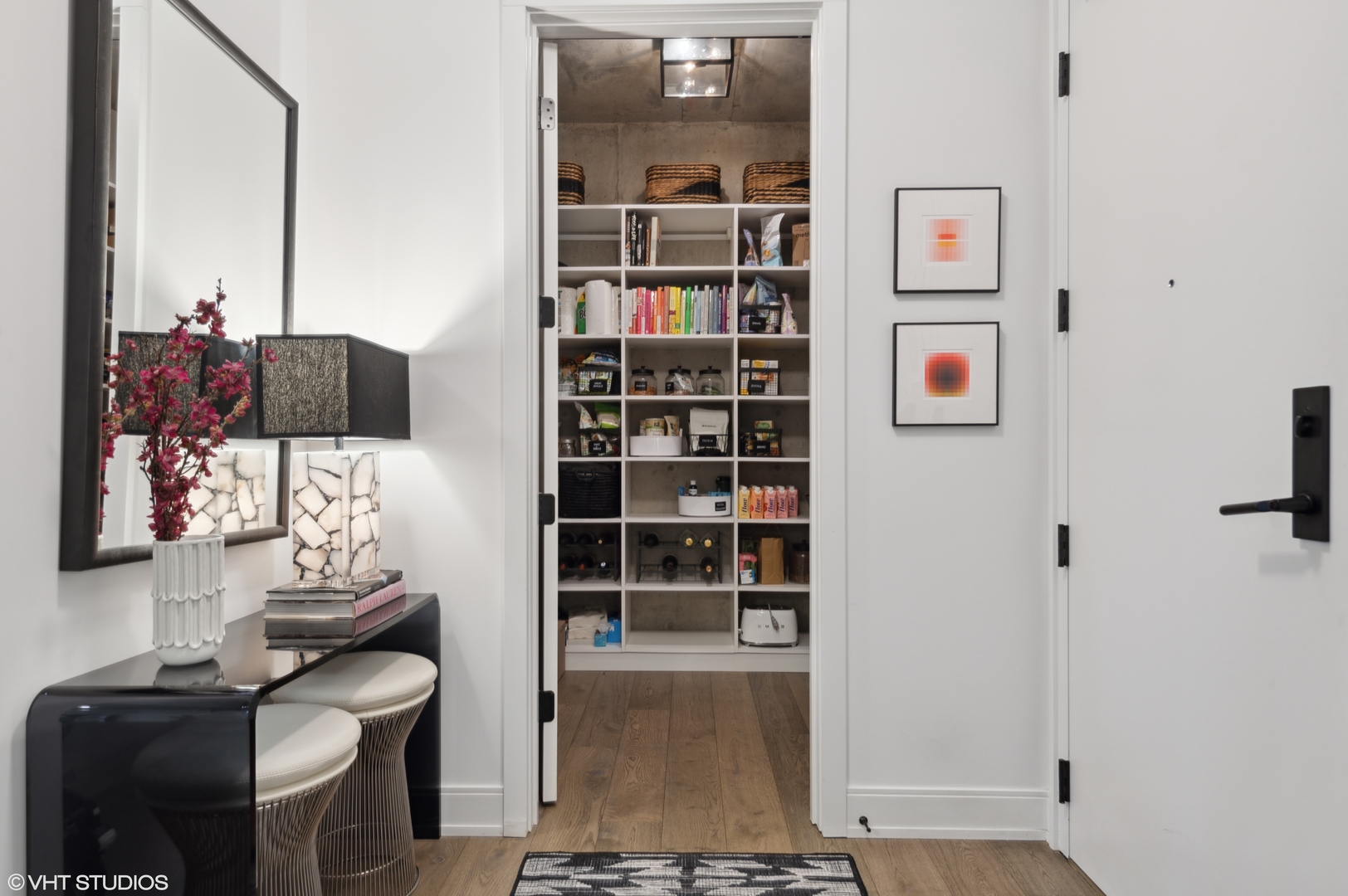 111 South Peoria Street, Unit 503 Chicago, IL 60607 - Photo 2 of 29 a living room with furniture and a floor to ceiling window