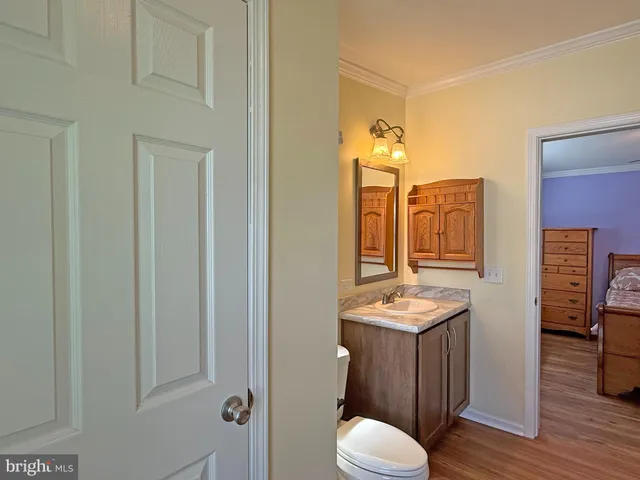 a close view of closet