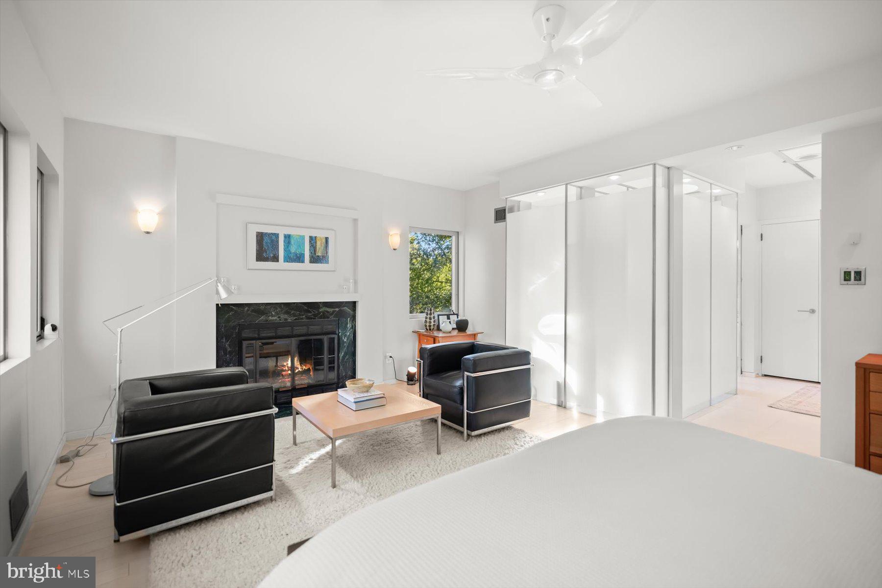 2533 North Ridgeview Road Arlington, VA 22207 - Photo 34 of 93 Primary suite with gas fireplace.