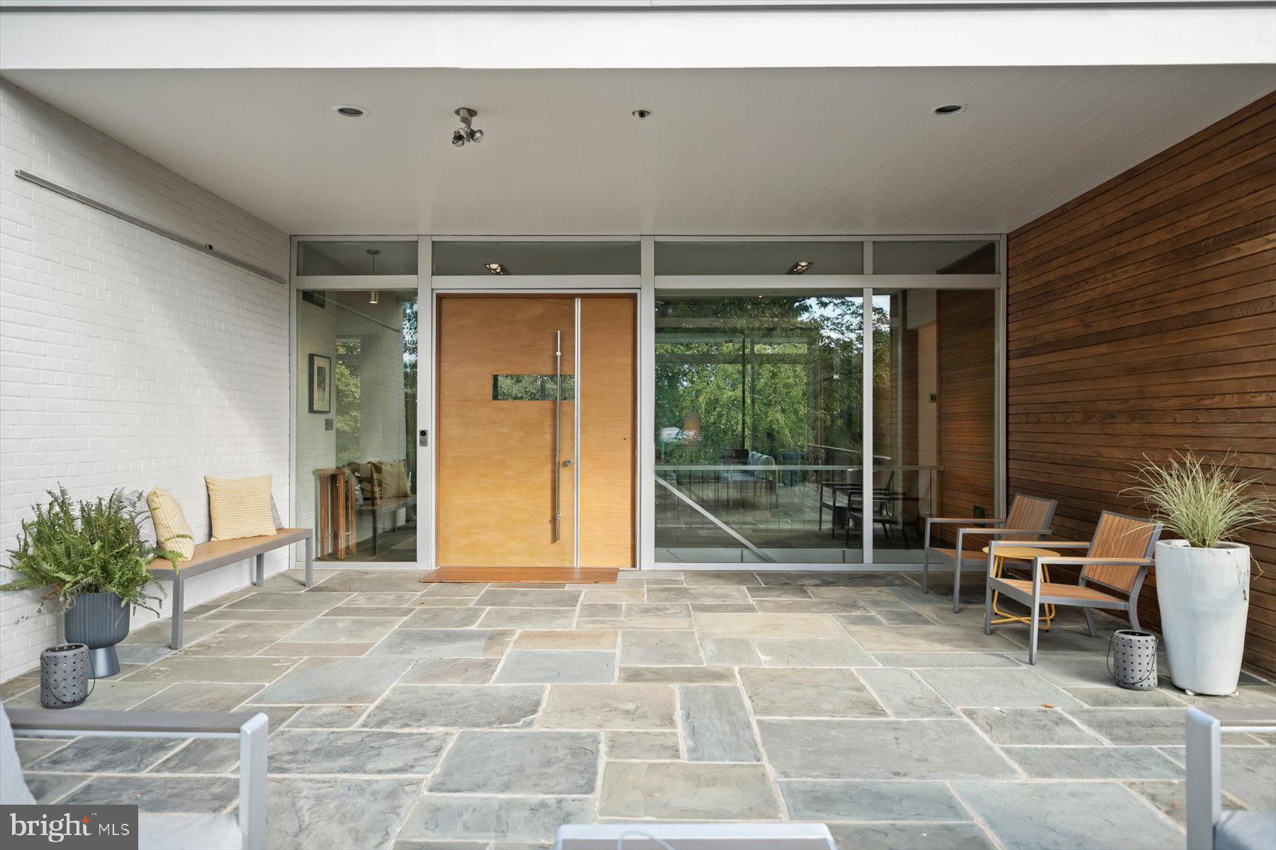 2533 North Ridgeview Road Arlington, VA 22207 - Photo 8 of 93 Covered front patio & custom front wood door.
