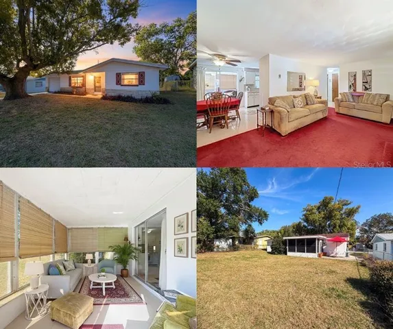 a view of a chairs and car in the back yard of a house