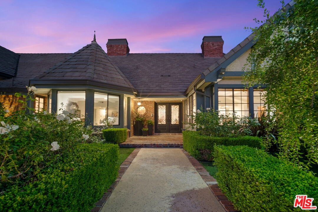 11875 Pradera Road Santa Rosa Valley, CA 93012 - Photo 7 of 35 a front view of a house with garden