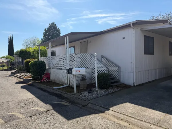 a front view of a house with entryway