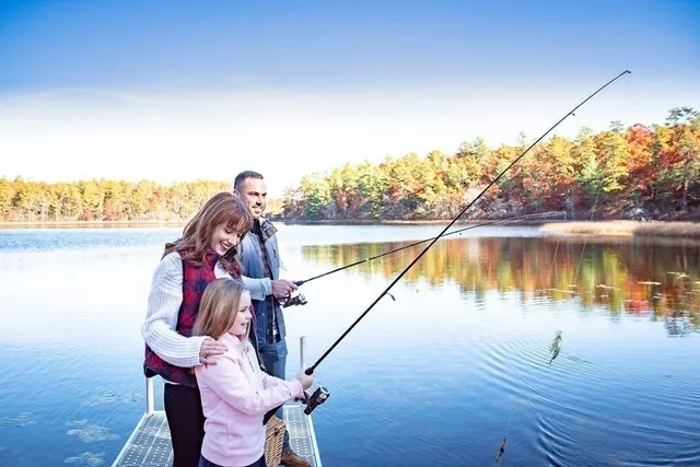 a view of a lake from a balcony