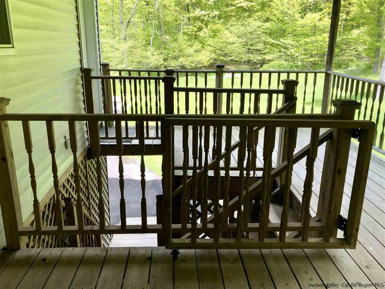 190 Buck Road Stone Ridge, NY 12484 - Photo 25 of 33 a view of balcony with wooden floor