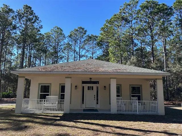 a view of a house with a outdoor space