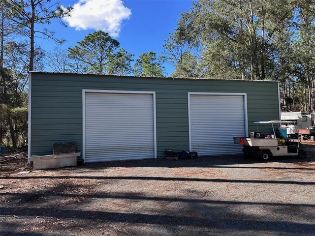 a front view of house