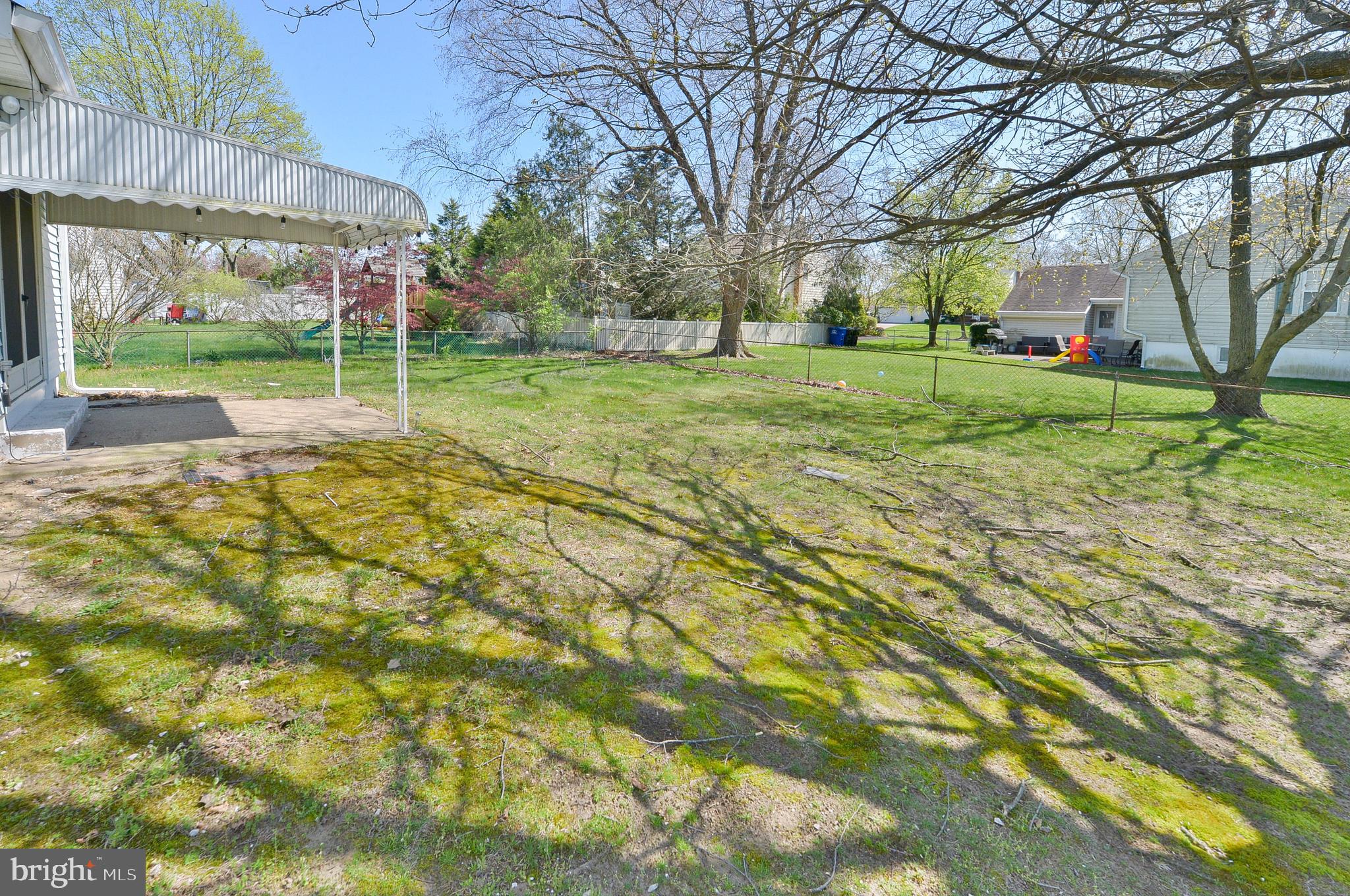 2501 Church Road Cinnaminson, NJ 08077 - Photo 22 of 23 Fully fenced backyard w/ covered patio