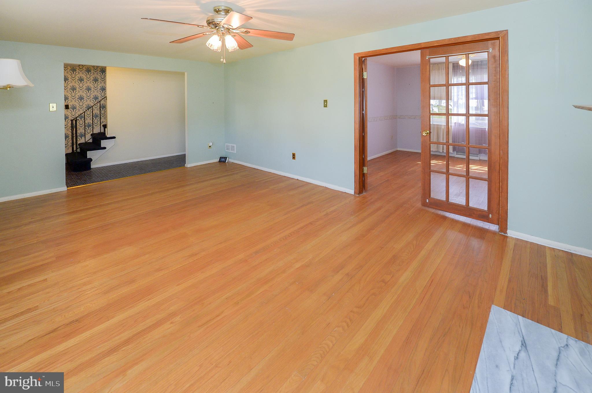 2501 Church Road Cinnaminson, NJ 08077 - Photo 4 of 23 LR flows nicely into dining room w/ french doors