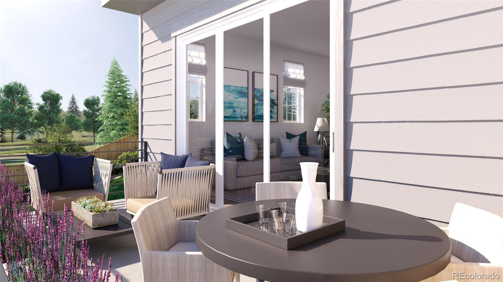 3853 Harmans Rdg Trail Evergreen, CO 80439 - Photo 3 of 14 a view of a dining room with furniture window and outside view