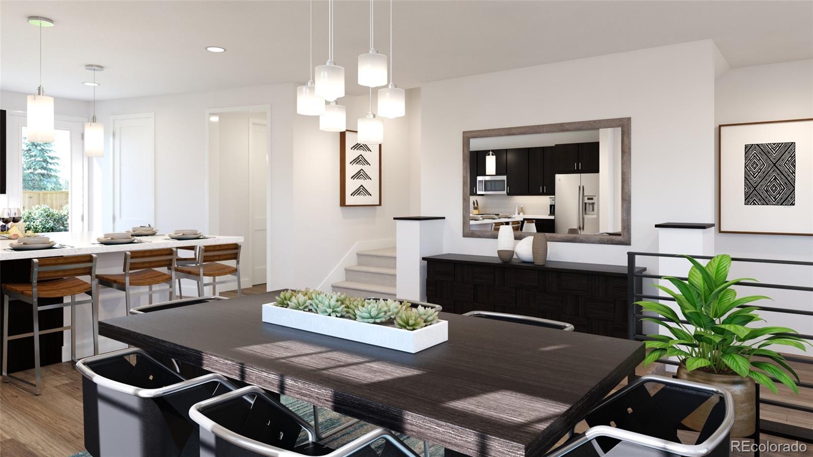 3853 Harmans Rdg Trail Evergreen, CO 80439 - Photo 8 of 14 a living room with furniture potted plant and a table