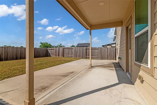 a view of balcony with couch