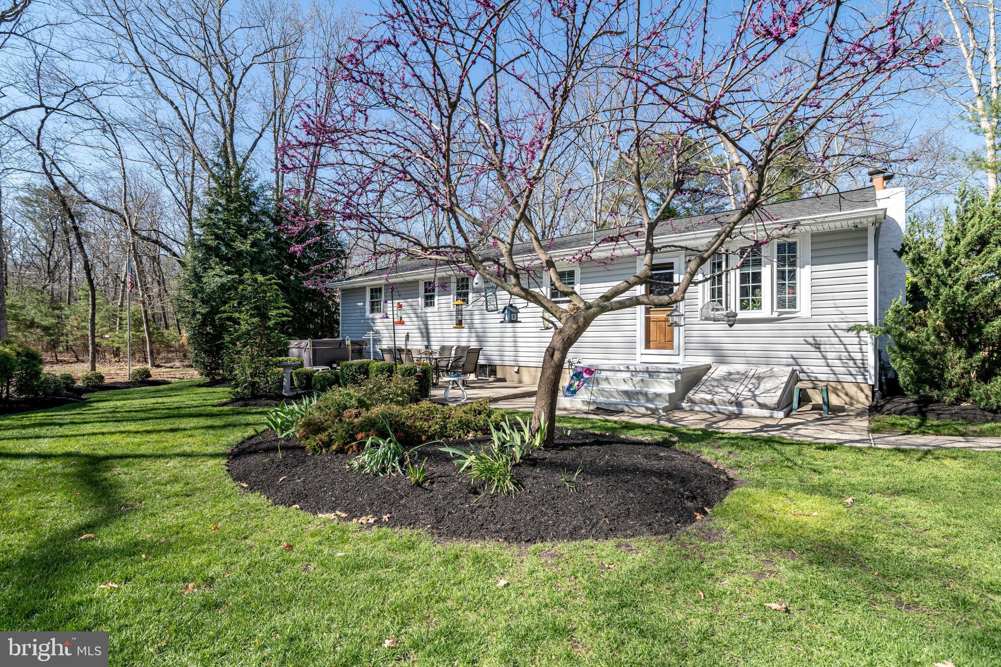 18 Germain Road Tabernacle, NJ 08088 - Photo 54 of 67 a view of a house with backyard and sitting area