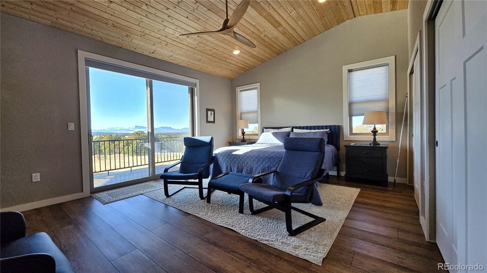 517 Trailsend Road Walsenburg, CO 81089 - Photo 27 of 33 a living room with furniture and wooden floor