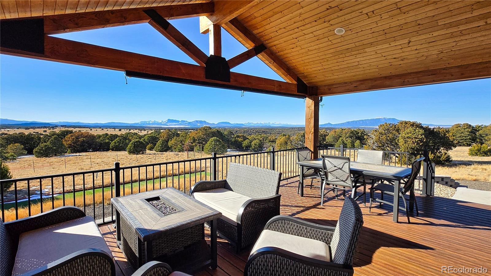 517 Trailsend Road Walsenburg, CO 81089 - Photo 31 of 33 a view of a balcony with chairs