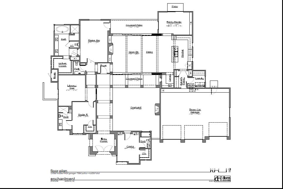 125 Rimstone Circle Sedona, AZ 86336 - Photo 18 of 18 Enchantment floorplan