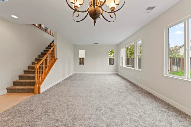 a view of an entryway with stairs