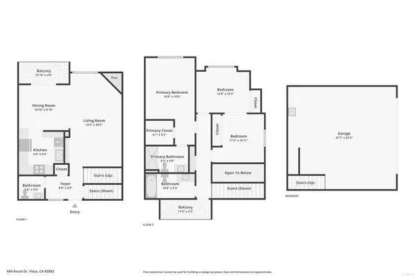 $579,999 | 694 Ascot Drive, Vista, CA 92083