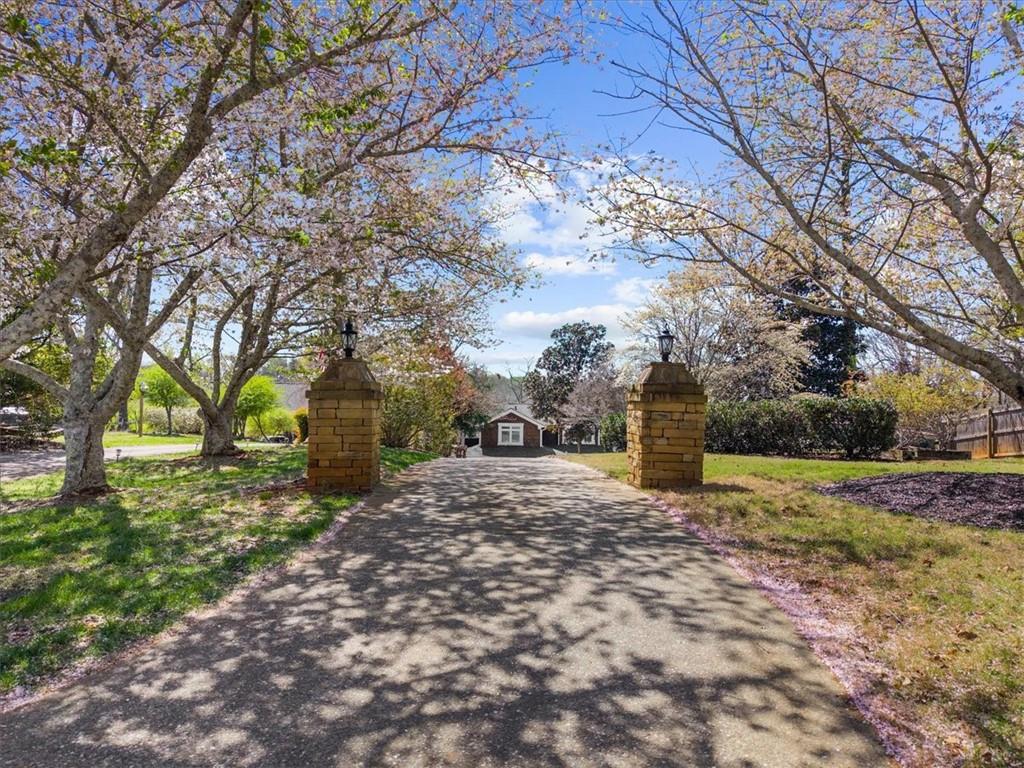9230 Four Mile Creek Road Gainesville, GA 30506 - Photo 2 of 67 a view of a yard with plants and trees