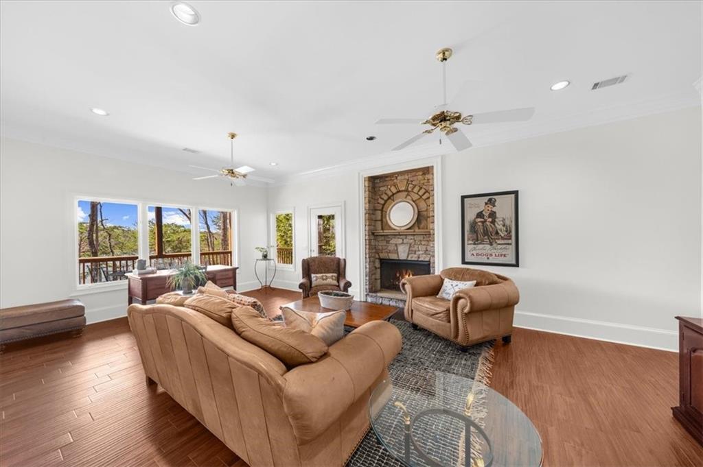 9230 Four Mile Creek Road Gainesville, GA 30506 - Photo 51 of 67 a living room with furniture and a window
