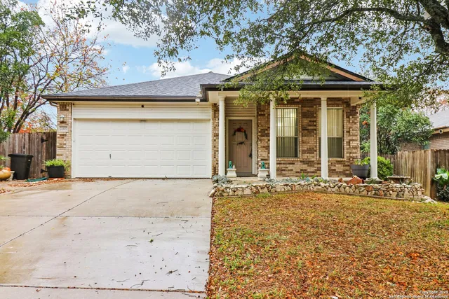 front view of a house with a outdoor space