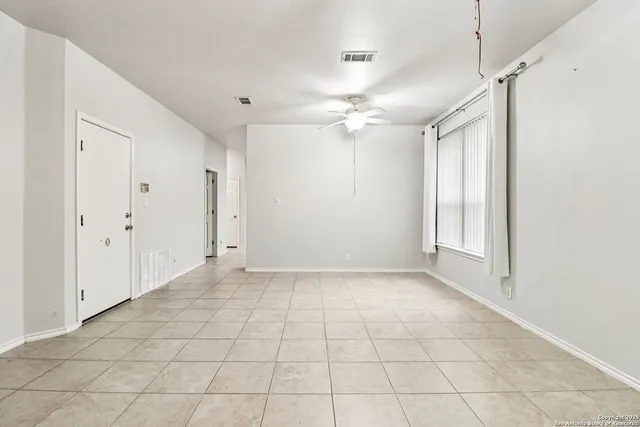 a view of an empty room