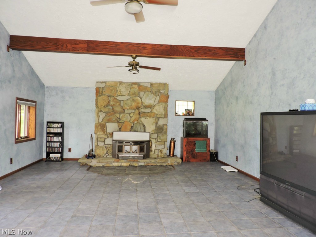 451 Meadowlane Road Independence, OH 44131 - Photo 17 of 25 Wood burning stove in great room