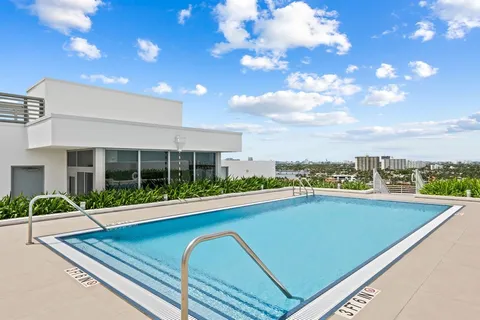 a view of city from a terrace