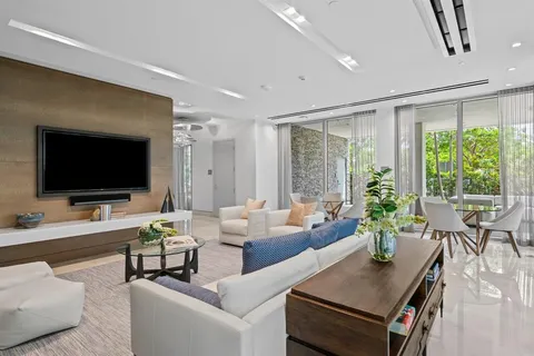 a view of a city with tall buildings