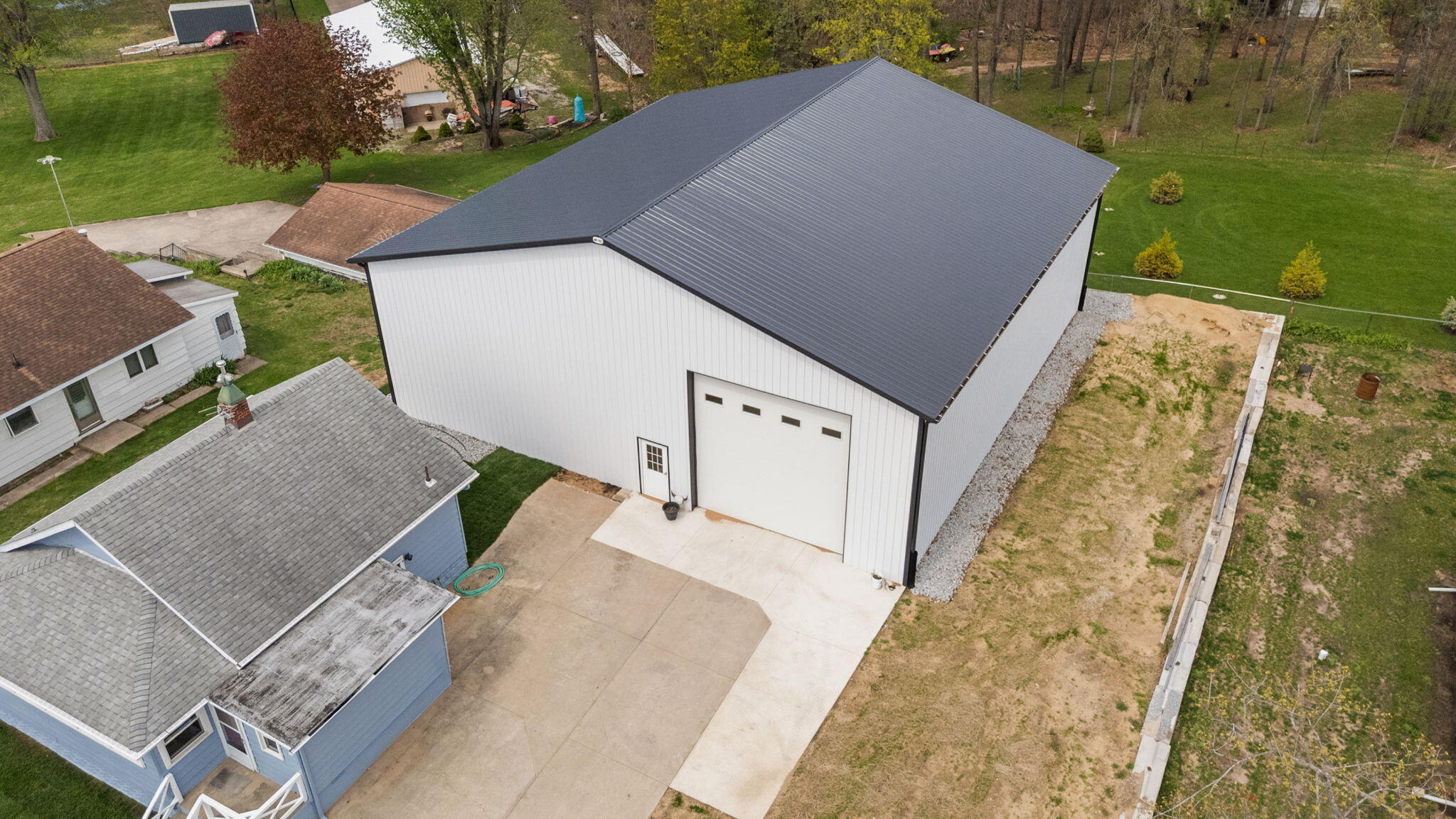 5590 East Maple Street Knox, IN 46534 - Photo 30 of 32 a aerial view of a house