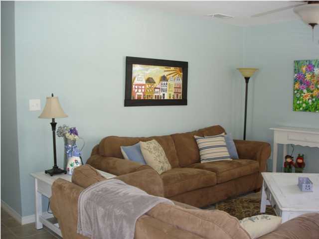 87 Indian Woman Road Santa Rosa Beach, FL 32459 - Photo 3 of 14 a living room with furniture a couch and a potted plant