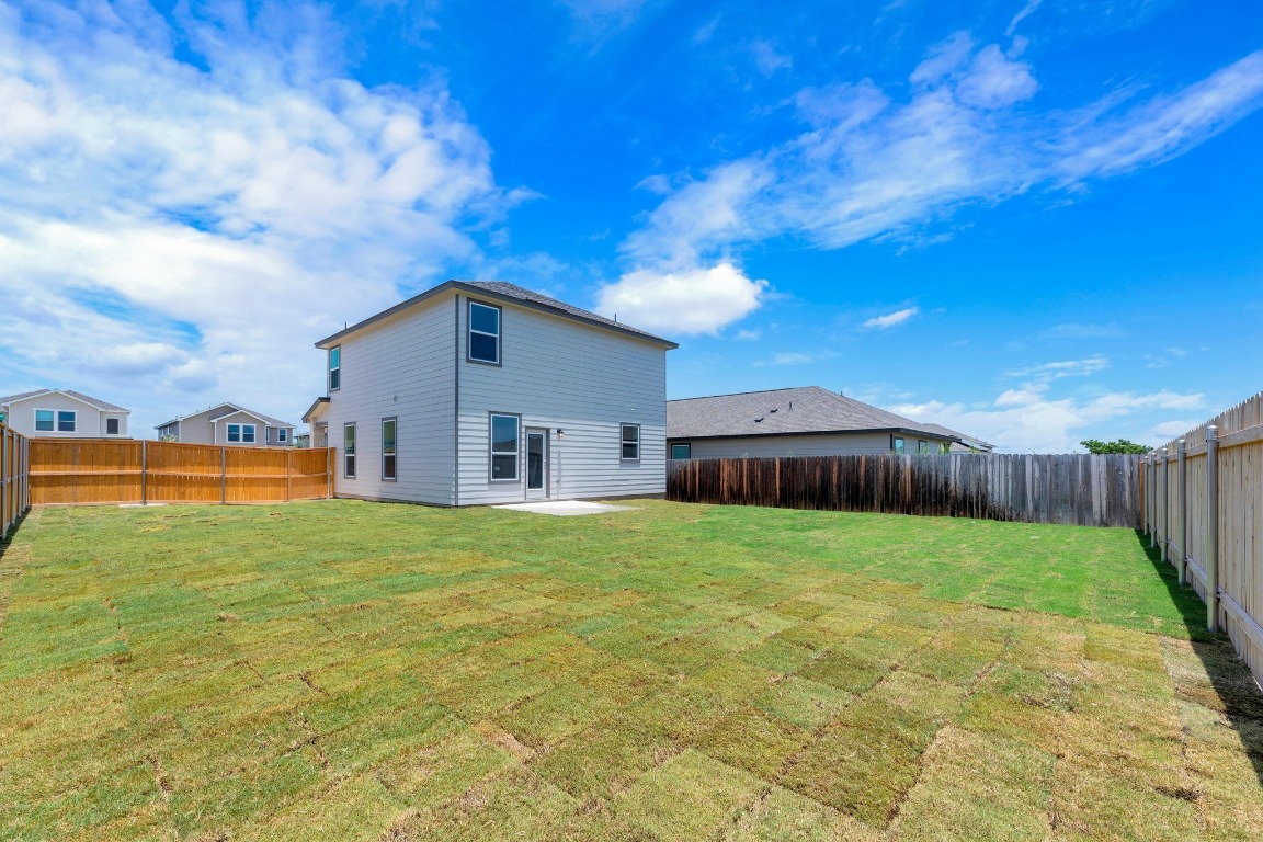 200 Lucky Texan Road Jarrell, TX 76537 - Photo 29 of 34 a view of a big yard with wooden fence