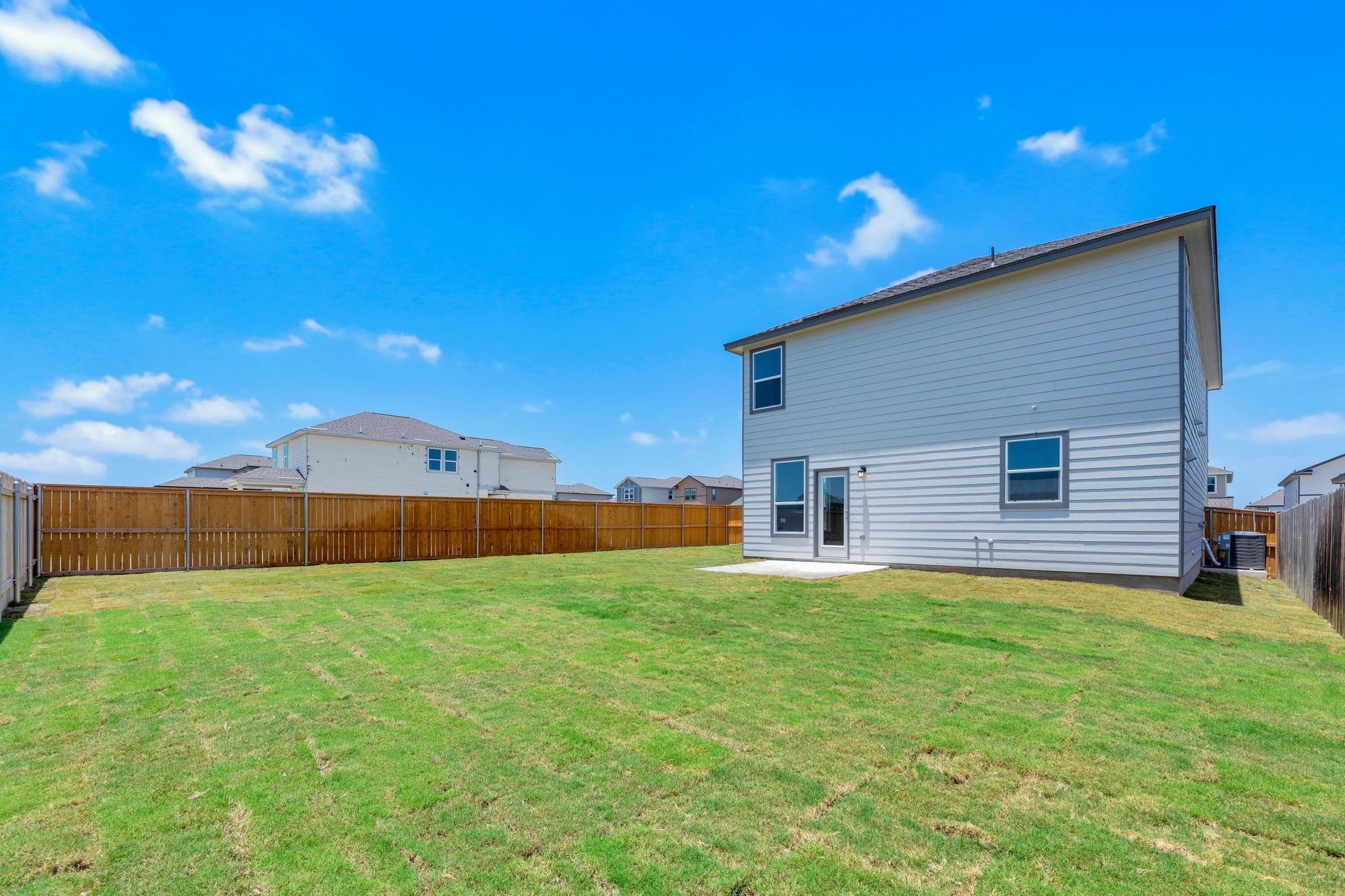 200 Lucky Texan Road Jarrell, TX 76537 - Photo 31 of 34 a view of a backyard of the house