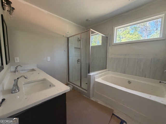 248 Robert Williams Road Pine Mountain, GA 31822 - Photo 20 of 46 a bathroom with a tub sink and mirror