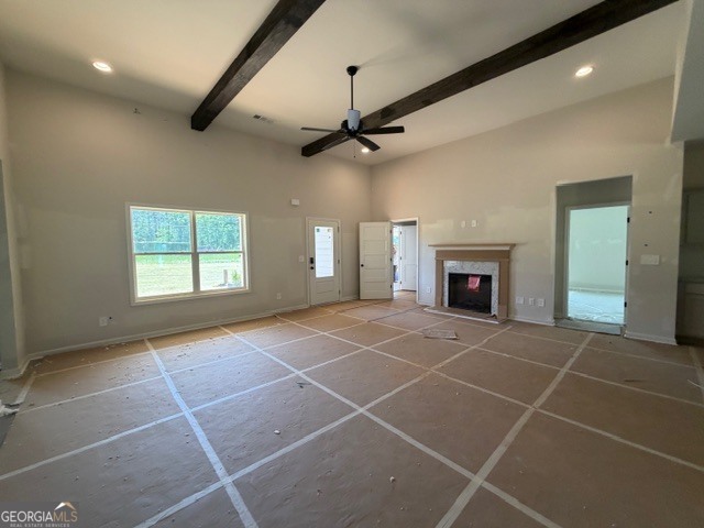 248 Robert Williams Road Pine Mountain, GA 31822 - Photo 5 of 46 a view of an empty room with a window and fireplace