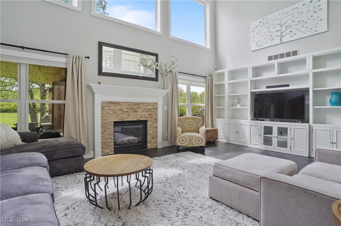 7305 Alexander Road Painesville, OH 44077 - Photo 22 of 50 great room with fireplace and entertainment center