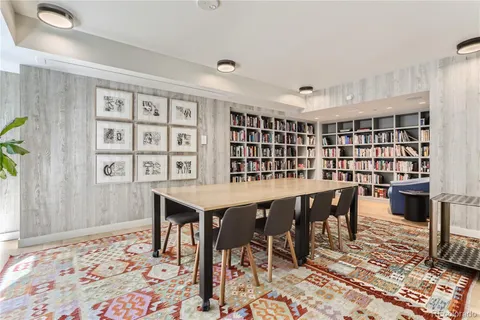 a view of an entryway with hardwood