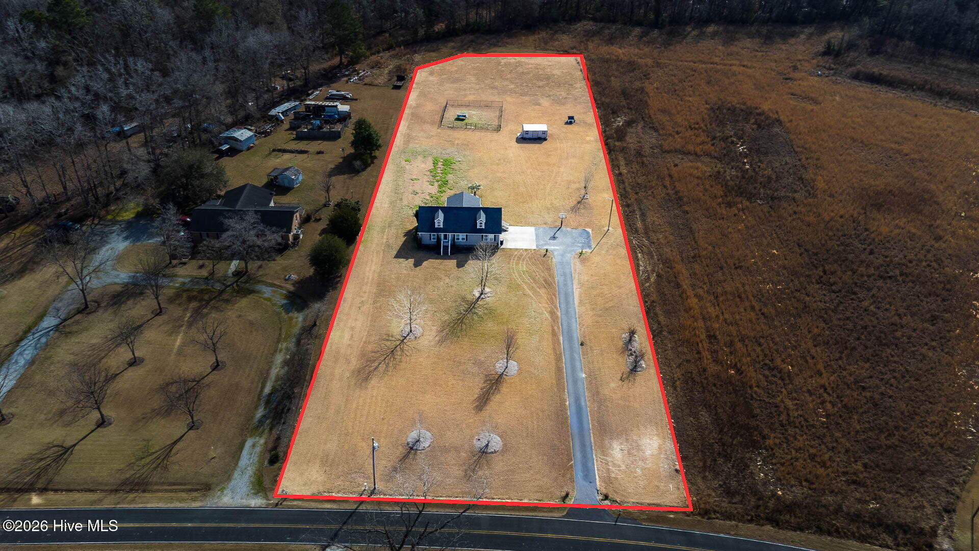 6370 Honey Hill Road Hallsboro, NC 28442 - Photo 6 of 53 5-web-or-mls-6370 honey hill lot lines