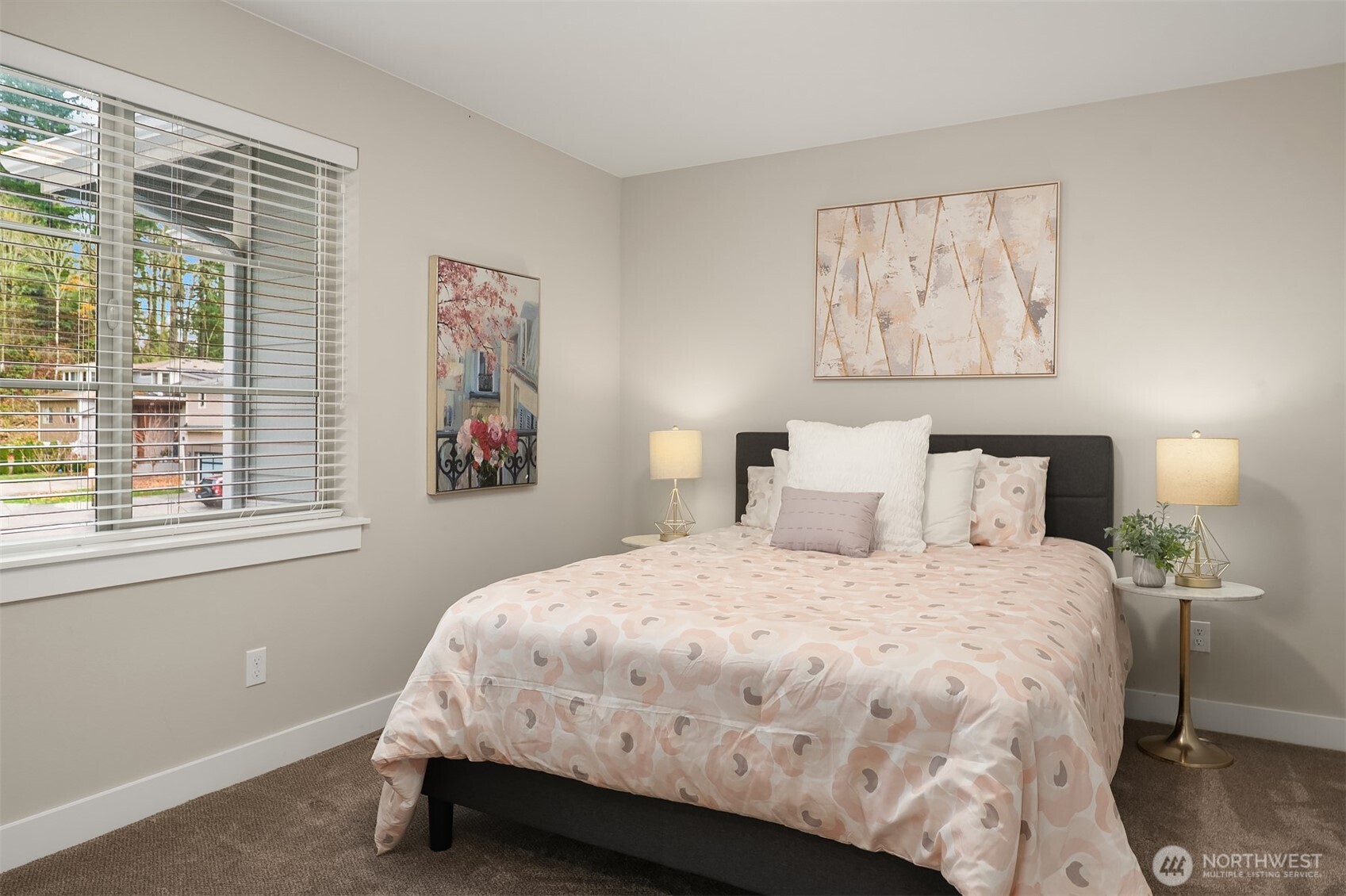 4529 327th Place Northeast Carnation, WA 98014 - Photo 19 of 27 a bedroom with a bed and a window